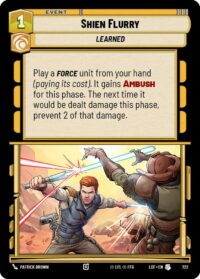 Shien Flurry (Foil) - Uncommon - 722 - Inglés (LoF)