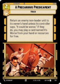 A Precarious Predicament (Foil) - Uncommon - 724 - Inglés (LoF)