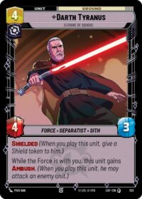 Darth Tyranus - Servant of Sidious (Foil) - Special - 733 - Inglés (LoF)