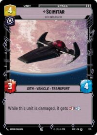 Scimitar - Sith Infiltrator (Foil) - Special - 735 - Inglés (LoF)