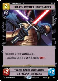 Darth Revan's Lightsabers (Foil) - Rare - 740 - Inglés (LoF)