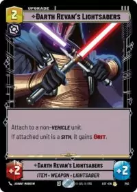 Darth Revan's Lightsabers (Foil) - Rare - 740 - Inglés (LoF)