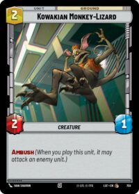 Kowakian Monkey-Lizard (Foil) - Common - 759 - Inglés (LoF)