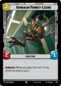 Kowakian Monkey-Lizard (Foil) - Common - 759 - Inglés (LoF)