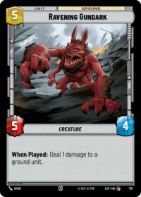 Ravening Gundark (Foil) - Common - 761 - Inglés (LoF)