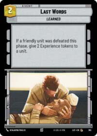 Last Words (Foil) - Common - 765 - Inglés (LoF)