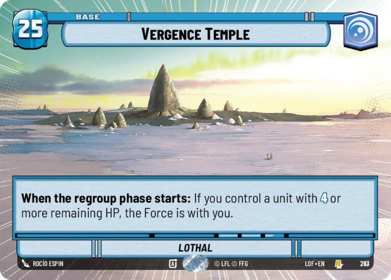 Vergence Temple (Hyperspace Foil) - Rare - 767 - Inglés (LoF)