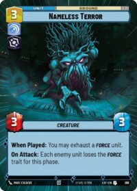 Nameless Terror (Hyperspace Foil) - Uncommon - 773 - Inglés (LoF)