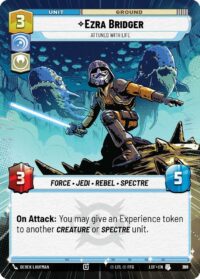 Ezra Bridger - Attuned With Life (Hyperspace Foil) - Uncommon - 786 - Inglés (LoF)