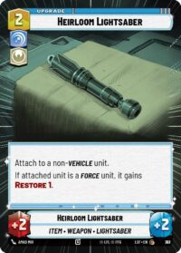 Heirloom Lightsaber (Hyperspace Foil) - Common - 793 - Inglés (LoF)