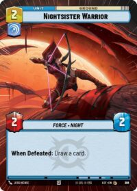 Nightsister Warrior (Hyperspace Foil) - Common - 799 - Inglés (LoF)