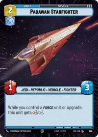 Padawan Starfighter (Hyperspace Foil) - Common - 800 - Inglés (LoF)