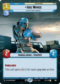 Axe Woves - Accomplished Warrior (Hyperspace Foil) - Rare - 802 - Inglés (LoF)