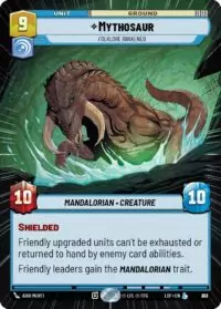 Mythosaur - Folklore Awakened (Hyperspace Foil) - Legendary - 813 - Inglés (LoF)