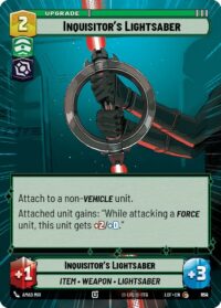 Inquisitor's Lightsaber (Hyperspace Foil) - Common - 830 - Inglés (LoF)