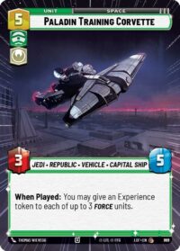 Paladin Training Corvette (Hyperspace Foil) - Common - 839 - Inglés (LoF)