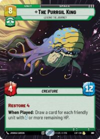 The Purrgil King - Leading The Journey (Hyperspace Foil) - Rare - 861 - Inglés (LoF)