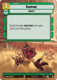 Rampage (Hyperspace Foil) - Uncommon - 867 - Inglés (LoF)