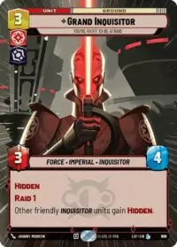 Grand Inquisitor - You're Right to Be Afraid (Hyperspace Foil) - Legendary - 872 - Inglés (LoF)