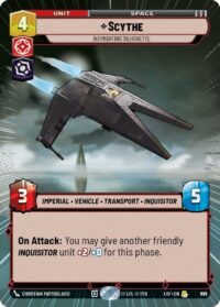Scythe - Intimidating Silhouette (Hyperspace Foil) - Rare - 875 - Inglés (LoF)