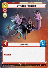 Attuned Fyrnock (Hyperspace Foil) - Common - 883 - Inglés (LoF)