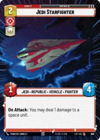 Jedi Starfighter (Hyperspace Foil) - Common - 884 - Inglés (LoF)