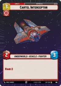 Cartel Interceptor (Hyperspace Foil) - Common - 897 - Inglés (LoF)