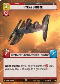 Hyena Bomber (Hyperspace Foil) - Common - 898 - Inglés (LoF)