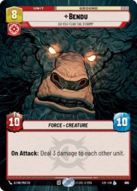 Bendu - Do You Fear the Storm? (Hyperspace Foil) - Legendary - 910 - Inglés (LoF)