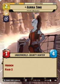 Aurra Sing - Patient and Deadly (Hyperspace Foil) - Uncommon - 919 - Inglés (LoF)