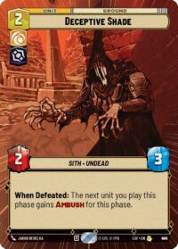 Deceptive Shade (Hyperspace Foil) - Rare - 920 - Inglés (LoF)