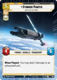 Stinger Mantis - Where Are We Going? (Hyperspace Foil) - Uncommon - 938 - Inglés (LoF)