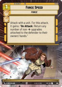 Force Speed (Hyperspace Foil) - Uncommon - 945 - Inglés (LoF)