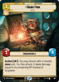 Babu Frik - Heyyy! (Hyperspace Foil) - Rare - 946 - Inglés (LoF)