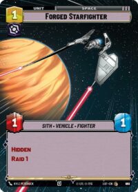 Forged Starfighter (Hyperspace Foil) - Common - 968 - Inglés (LoF)