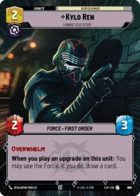 Kylo Ren - I Know Your Story (Hyperspace Foil) - Uncommon - 969 - Inglés (LoF)