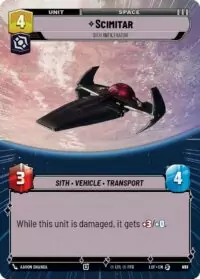 Scimitar - Sith Infiltrator (Hyperspace Foil) - Special - 973 - Inglés (LoF)