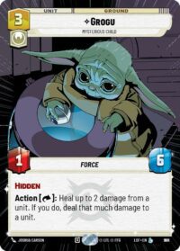 Grogu - Mysterious Child (Hyperspace Foil) - Legendary - 986 - Inglés (LoF)