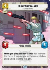 Luke Skywalker - A Hero's Beginning (Hyperspace Foil) - Rare - 989 - Inglés (LoF)