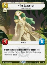 The Daughter - Embodiment of Light (Hyperspace Foil) - Rare - 992 - Inglés (LoF)