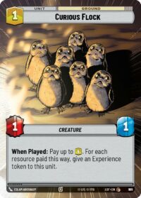 Curious Flock (Hyperspace Foil) - Common - 995 - Inglés (LoF)