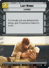 Last Words (Hyperspace Foil) - Common - 1003 - Inglés (LoF)