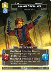 Anakin Skywalker - Champion of Mortis (Prestige) - Legendary - 1067 - Inglés (LoF)