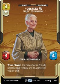 Jocasta Nu - The Gift of Knowledge (Prestige Foil) - Uncommon - 1084 - Inglés (LoF)