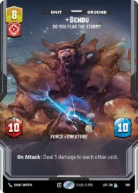 Bendu - Do You Fear the Storm? (Prestige Foil) - Legendary - 1091 - Inglés (LoF)