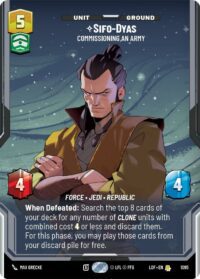 Sifo-Dyas - Commissioning An Army (Prestige Foil) - Rare - 1095 - Inglés (LoF)