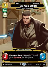 Obi-Wan Kenobi - Protective Padawan (Prestige Foil) - Special - 1096 - Inglés (LoF)