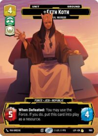 Eeth Koth - Spiritual Warrior (Prestige Foil) - Rare - 1100 - Inglés (LoF)