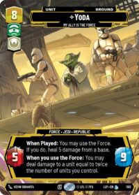 Yoda - My Ally is the Force (Prestige Foil) - Legendary - 1103 - Inglés (LoF)
