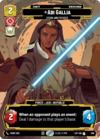 Adi Gallia - Stern and Focused (Prestige Foil) - Rare - 1106 - Inglés (LoF)